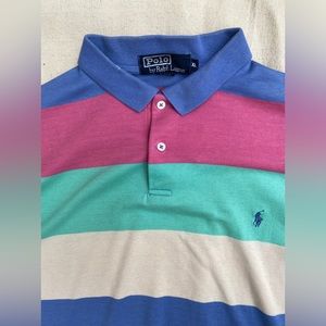 Polo by Ralph Lauren men's short sleeve multi color shirt XL